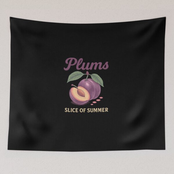 Item preview, Plums Slice of Summer Vintage Fruit designed and sold by vaxiek.