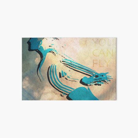 Gymnast Silhouette, Gymnastics Artwork Art Board Print