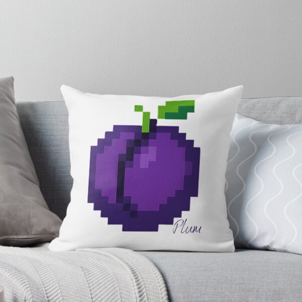 Item preview, Ciruela en pixel art de 8 bits designed and sold by EmsiPrintVault.