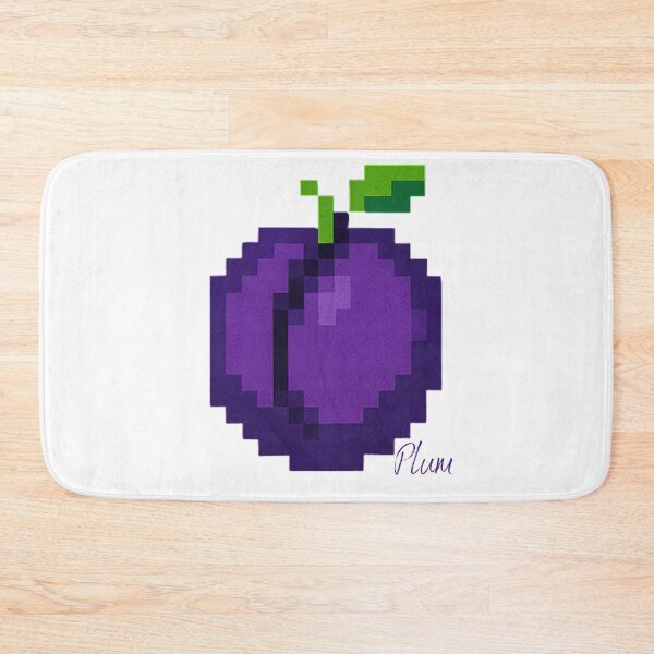 Item preview, Plum fruit 8-bit Pixel Art designed and sold by EmsiPrintVault.