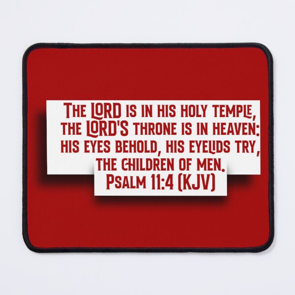 Item preview, Psalm 11:4 KJV designed and sold by IddotheProphet.