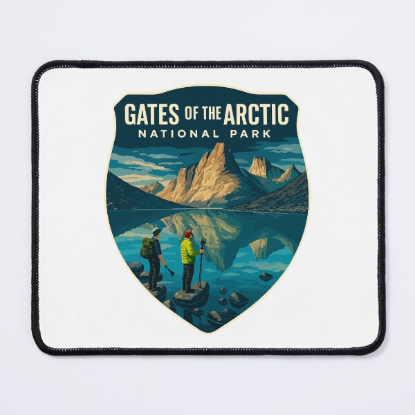 Item preview, Gates of the Arctic National Park Retro Wilderness Sticker designed and sold by Ismeal Von.