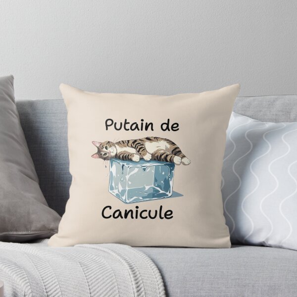 Item preview, Putain de canicule  french cat designed and sold by FatBirdie.