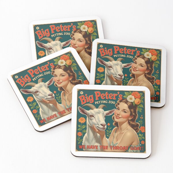 Item preview, Copy of Big Peter's petting zoo, we have the throat goat! designed and sold by NicMacTees.