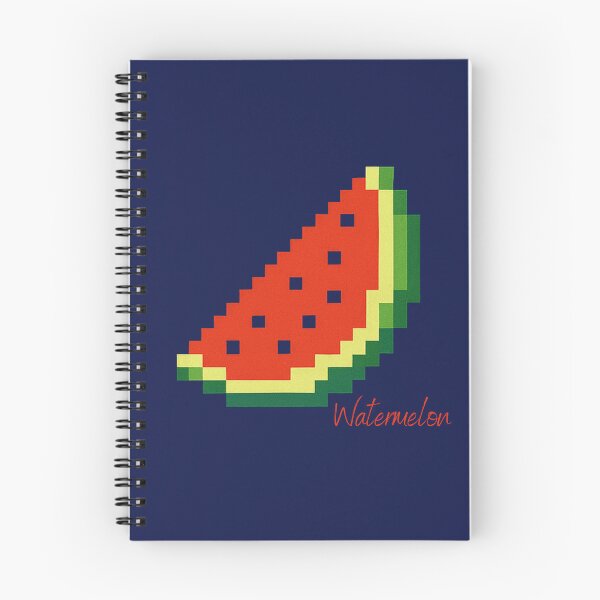 Item preview, Watermelon fruit 8-bit Pixel Art designed and sold by EmsiPrintVault.