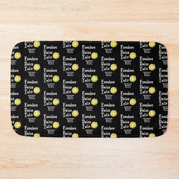 Item preview, Foxglove Daisy Tulip Gardeners Against Fascism Protest  designed and sold by The Junto Shop.