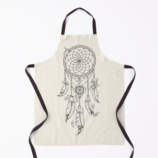 Item preview, Boho Floral Dreamcatcher – Minimal Line Feather Design designed and sold by GiriaGallery.