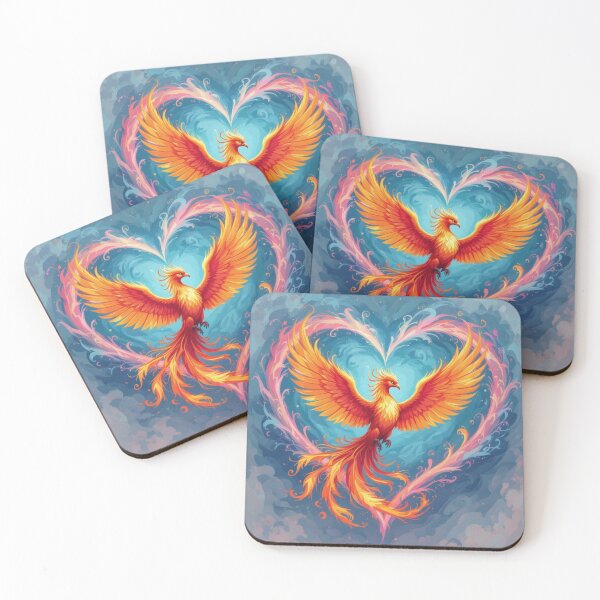 Item preview, Phoenix With A Heart designed and sold by Planetporridge.