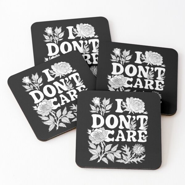 Item preview, I Don't Care designed and sold by dangerglitter.