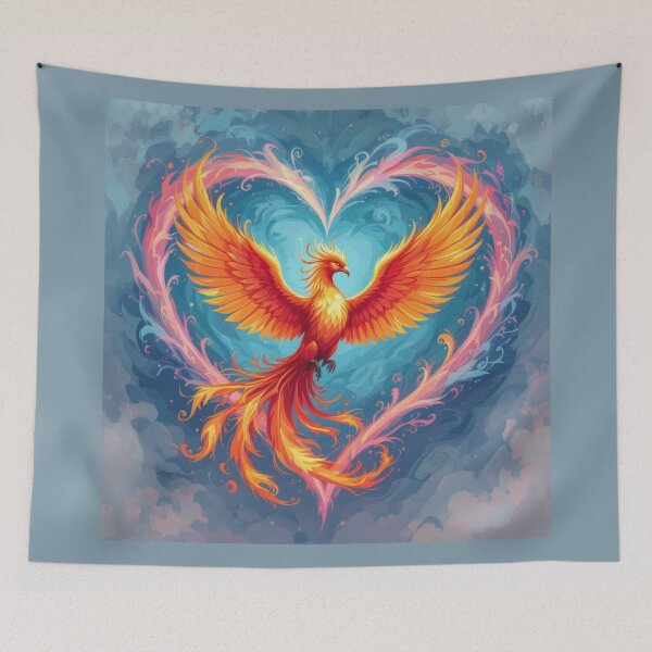 Item preview, Phoenix With A Heart designed and sold by Planetporridge.