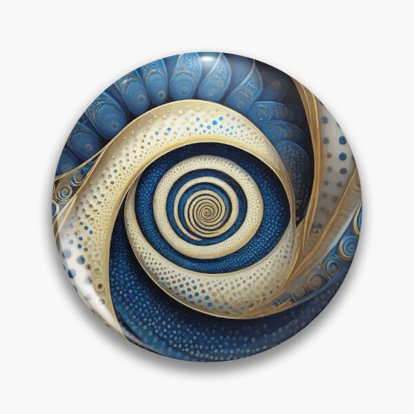 Item preview, Colorful Abstract Fibonacci Art 17 designed and sold by Vicky Brago-Mitchell®.