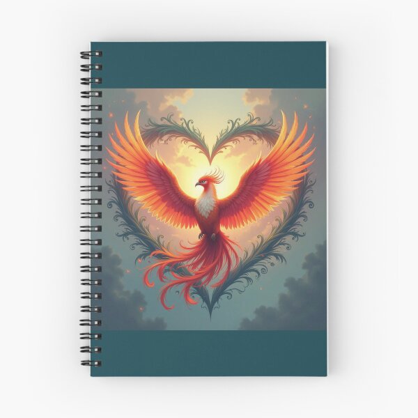 Item preview, Phoenix With A Heart Art designed and sold by Planetporridge.