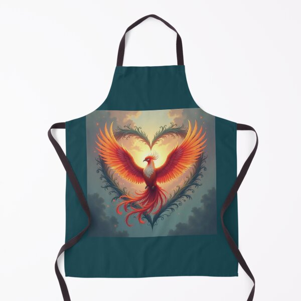 Item preview, Phoenix With A Heart Art designed and sold by Planetporridge.