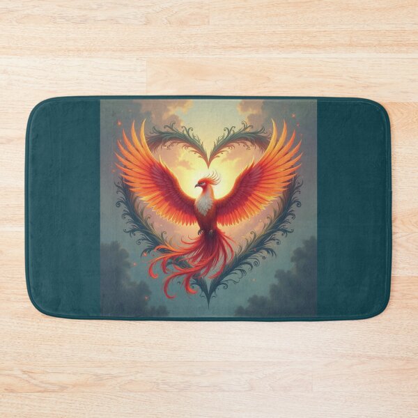 Item preview, Phoenix With A Heart Art designed and sold by Planetporridge.