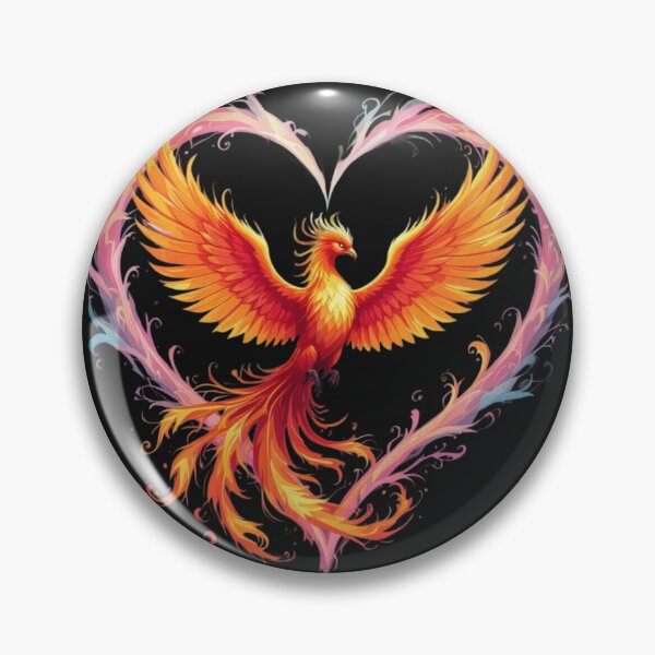 Item preview, Phoenix With A Heart Artwork designed and sold by Planetporridge.
