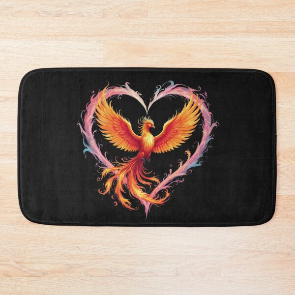 Item preview, Phoenix With A Heart Artwork designed and sold by Planetporridge.