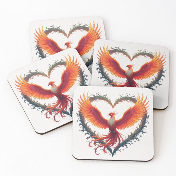 Item preview, Phoenix With A Heart Design designed and sold by Planetporridge.