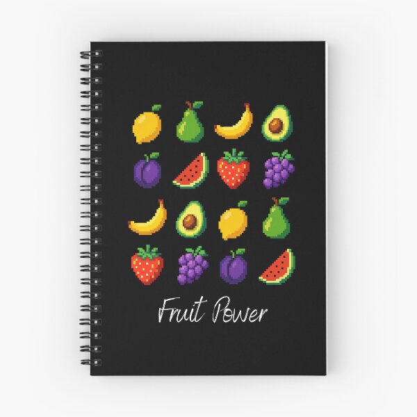 Item preview, Fruit mix 8-bit Pixel Art designed and sold by EmsiPrintVault.