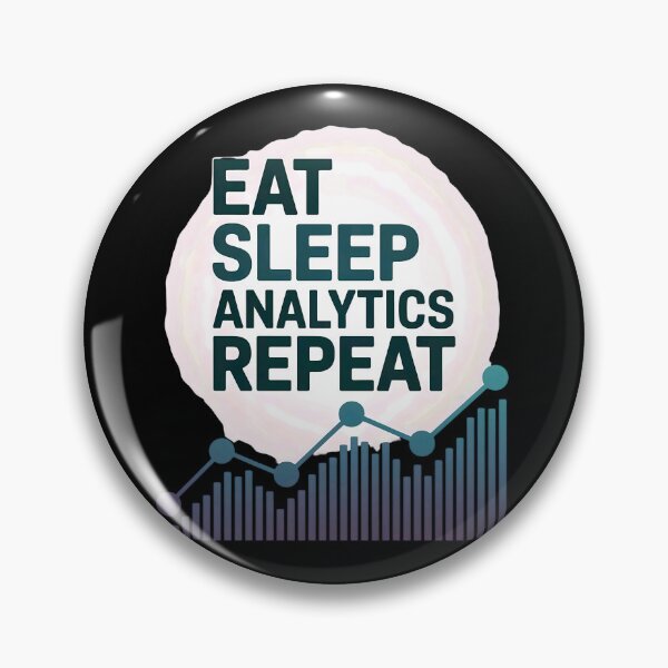 Item preview, Eat sleep analytics repeat designed and sold by belladesign7.