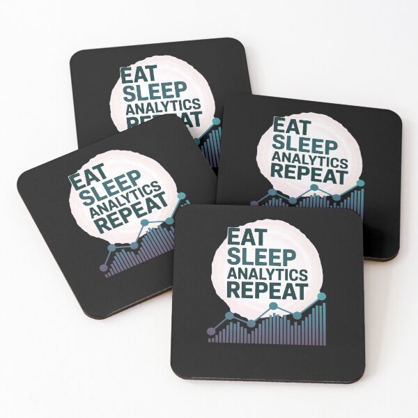 Item preview, Eat sleep analytics repeat designed and sold by belladesign7.
