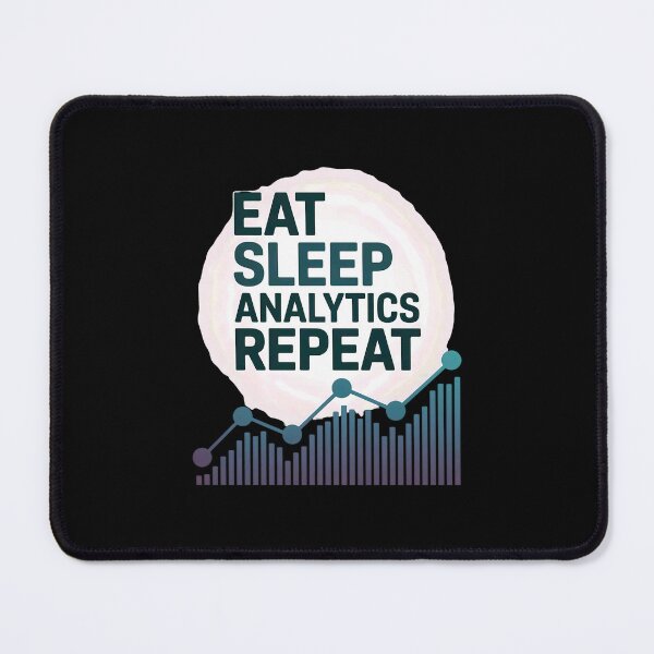 Item preview, Eat sleep analytics repeat designed and sold by belladesign7.