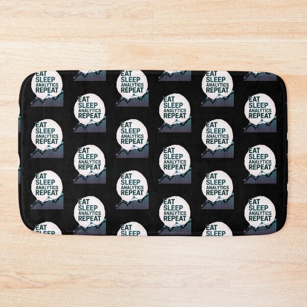 Item preview, Eat sleep analytics repeat designed and sold by belladesign7.