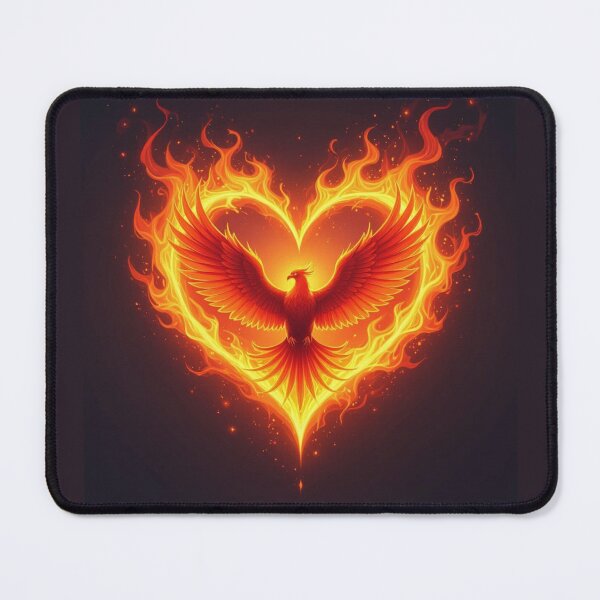 Item preview, Phoenix In A Heart designed and sold by Planetporridge.