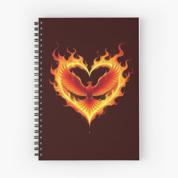 Item preview, Phoenix In A Heart Art designed and sold by Planetporridge.