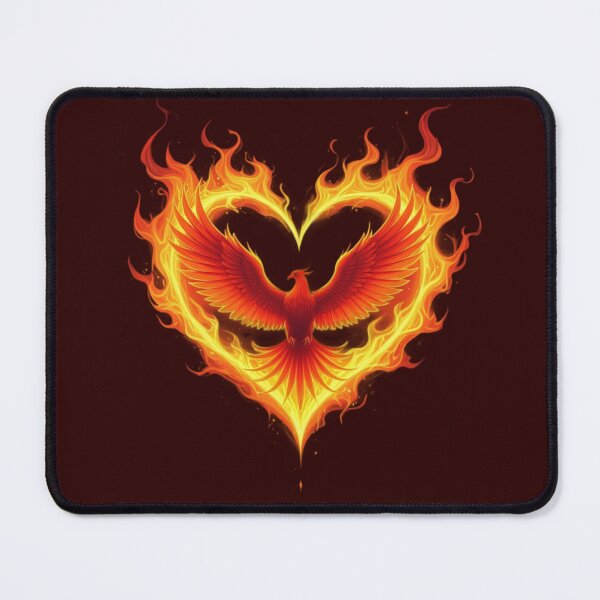Item preview, Phoenix In A Heart Art designed and sold by Planetporridge.