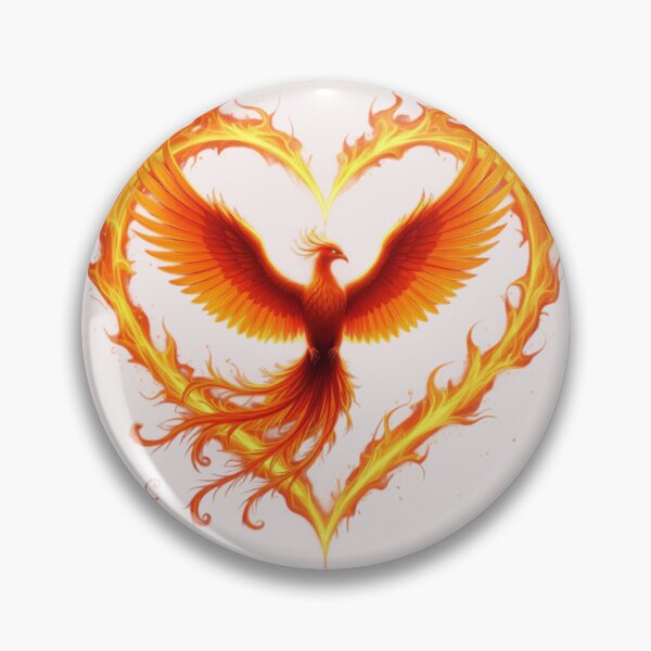 Item preview, Phoenix In A Heart Design designed and sold by Planetporridge.