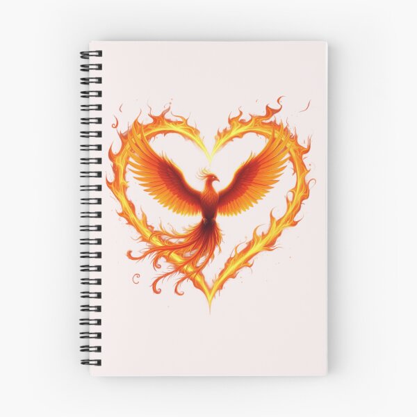 Item preview, Phoenix In A Heart Design designed and sold by Planetporridge.