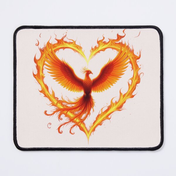 Item preview, Phoenix In A Heart Design designed and sold by Planetporridge.