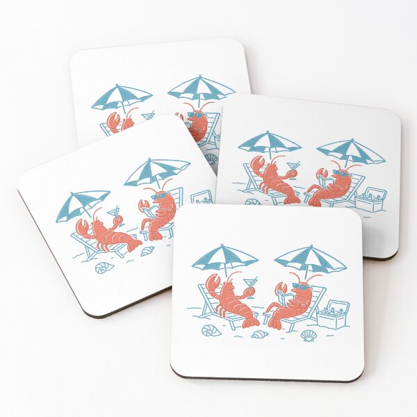 Item preview, Lobsters beach vacation designed and sold by DemureArtsy.