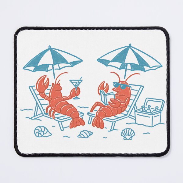 Item preview, Lobsters beach vacation designed and sold by DemureArtsy.