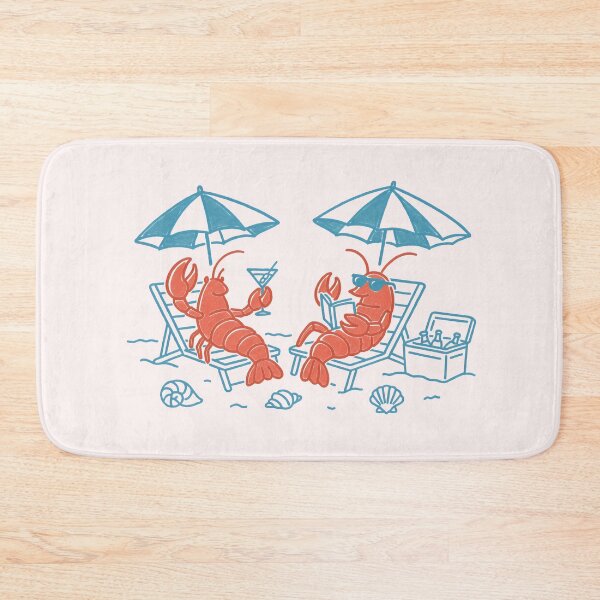 Item preview, Lobsters beach vacation designed and sold by DemureArtsy.