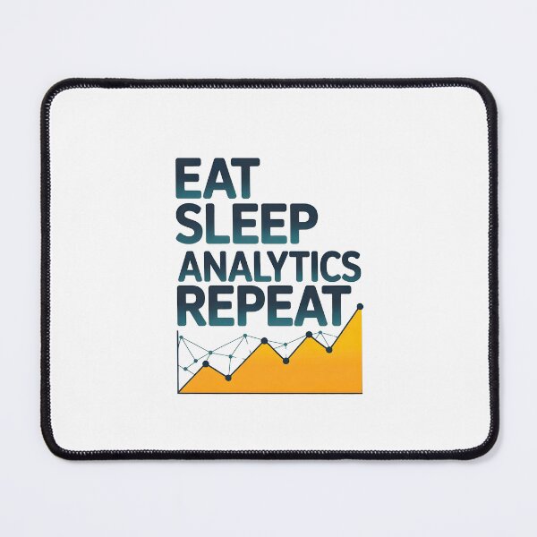 Item preview, Eat sleep analytics repeat designed and sold by belladesign7.