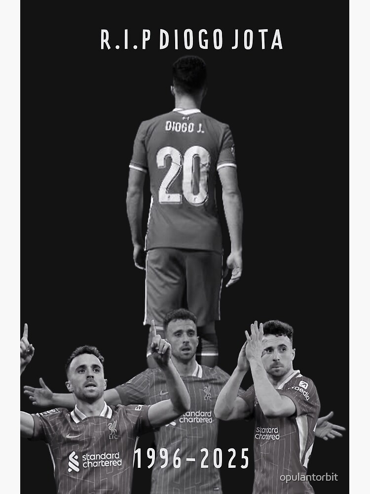 R.I.P. Diogo Jota | Liverpool Tribute Art