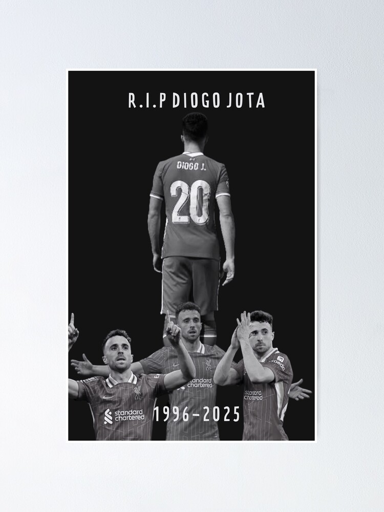 R.I.P. Diogo Jota | Liverpool Tribute Art