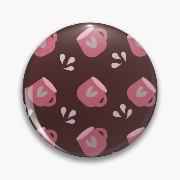 Item preview, Rusty Brown Coffee Cup Heart Pattern designed and sold by Pongpond.