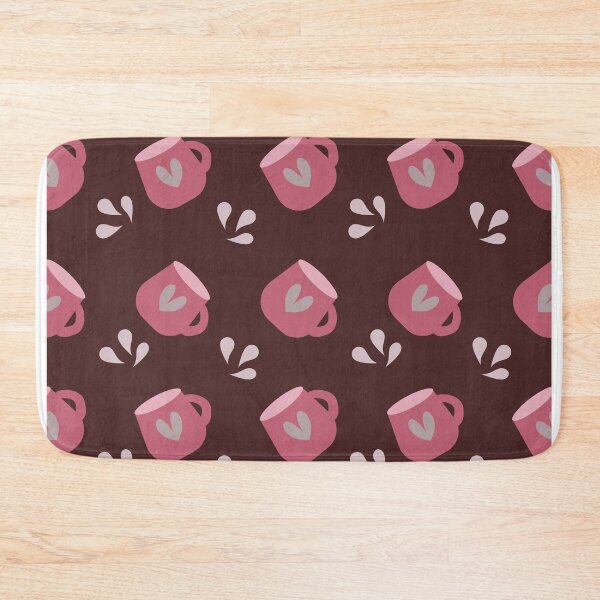 Item preview, Rusty Brown Coffee Cup Heart Pattern designed and sold by Pongpond.