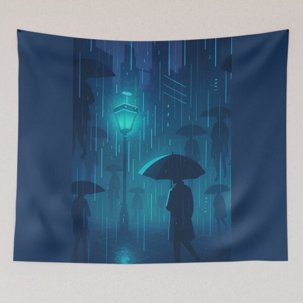 Item preview, Rainy City Dreams – Atmospheric Urban Rain Scenes designed and sold by holaitssher.