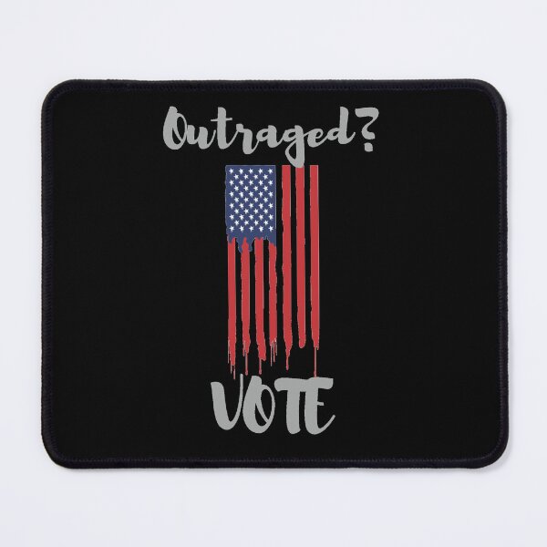 Item preview, Outraged? Vote designed and sold by Ghedir Designs.