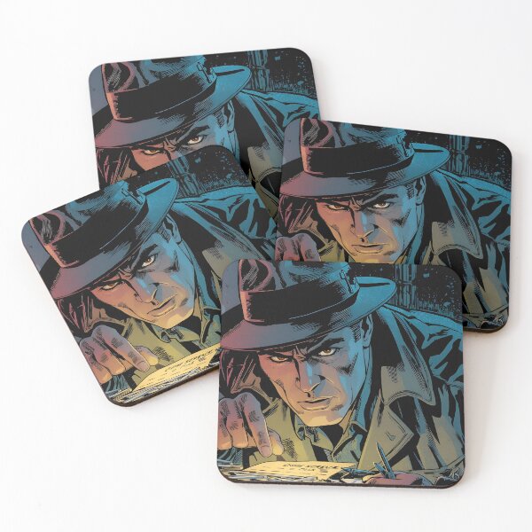 Item preview, Retro Detective Comic Panel – Vintage Cartoon Mystery with Noir Shadows designed and sold by piak-store.