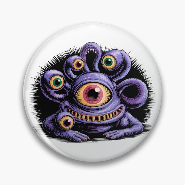 Item preview, The Grinning Beholder designed and sold by Angry Swan Designs.