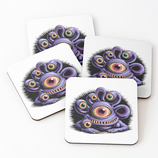 Item preview, The Grinning Beholder designed and sold by Angry Swan Designs.