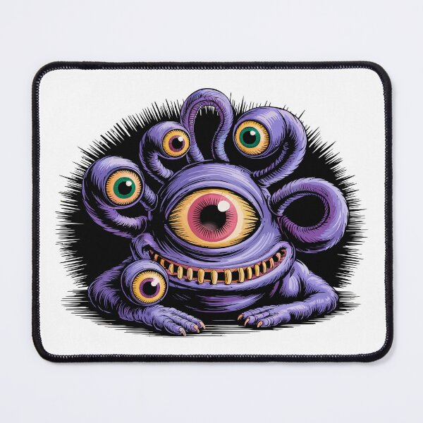 Item preview, The Grinning Beholder designed and sold by Angry Swan Designs.