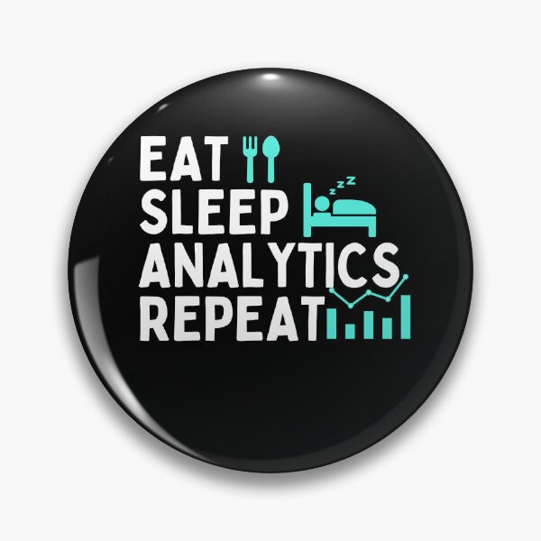 Item preview, Eat sleep analytics repeat designed and sold by belladesign7.