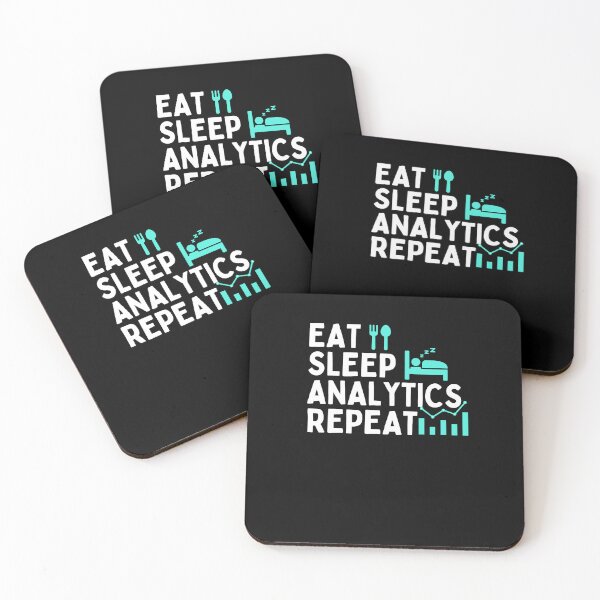 Item preview, Eat sleep analytics repeat designed and sold by belladesign7.