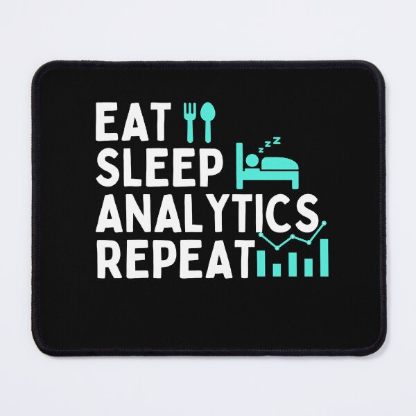 Item preview, Eat sleep analytics repeat designed and sold by belladesign7.