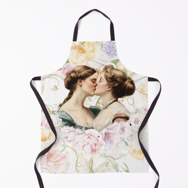 Item preview, Sapphic Garden - Sapphic Victorian Lesbian Floral Crop Top | Lesbian Cottagecore, Vintage Femme Sorbet Aesthetic, Cute Queer Gift for LGBT Couples designed and sold by FairRage.